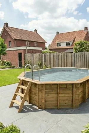 Ubbink Océa 550 x 355 x 120 cm houten zwembad Voordeelprijs