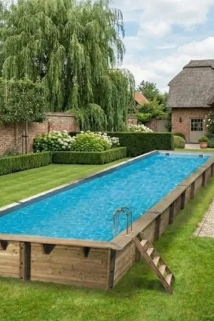 Bestel Nu Ubbink Linéa 1550 x 350 x 155 cm houten zwembad