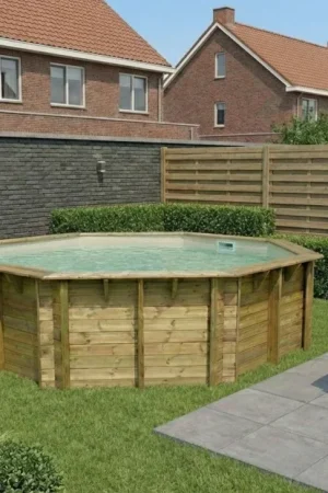 Snelle Levering Ubbink Océa 430 x 120 cm houten zwembad