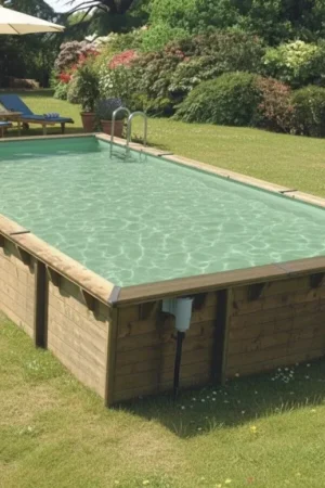Uitverkoop Ubbink Linéa 800 x 500 x 140 cm houten zwembad