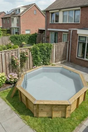 Ubbink Océa 580 x 130 cm houten zwembad Must-Have