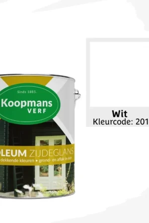 Weekendaanbieding Koopmans Perkoleum Wit Zijdeglans Dekkend 2.5L