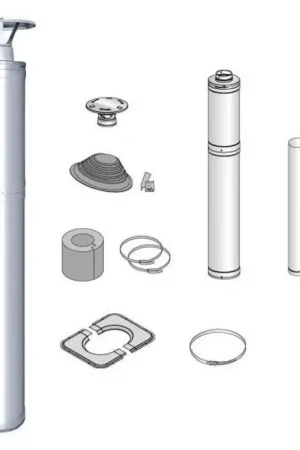 Harvia WHP1500 RVS rookgaskanaal - schuindak Favoriet