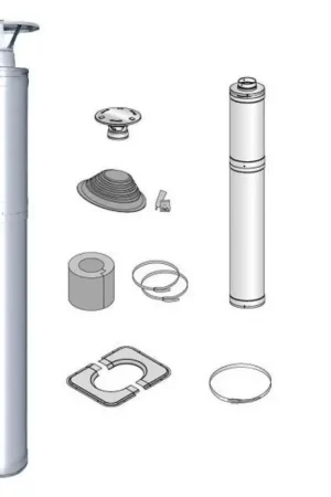 Beste Prijs Harvia WHP1500BS RVS rookgaskanaal - Barrel