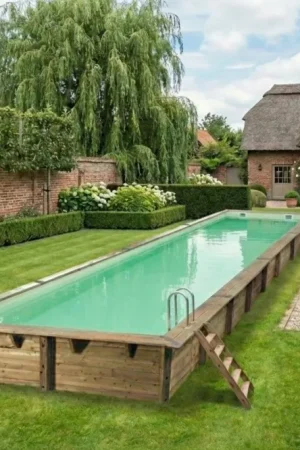 Ubbink Linéa 1550 x 350 x 155 cm houten zwembad Must-Have