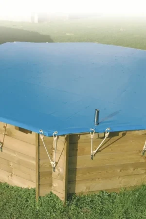 Ubbink Océa ovaalvormig zwembad afdekzeil 550 x 355 cm (8-hoekig) Betaalbaar