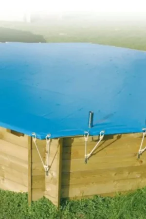 Alleen Vandaag Ubbink Azura ovaalvormig zwembad afdekzeil 750 x 400 cm (8-hoekig)