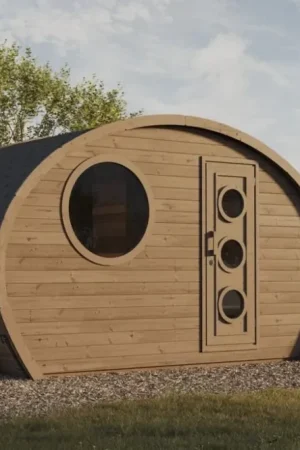 Interflex barrelsauna ovaal 1.95 - thermowood Bestseller