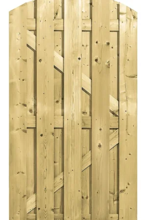 Azalp enkele deur getoogd zonder slotgat Exclusieve Aanbieding