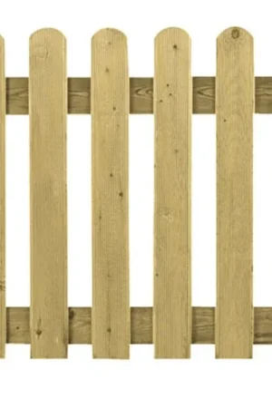 Azalp vurenhouten hek relief rond Hete Deal