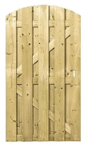 Azalp enkele deur getoogd met slotgat Lage Prijs