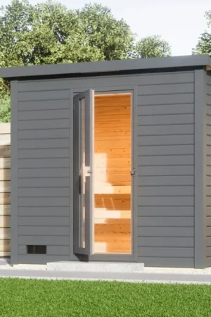 Karibu 97711 Hytti 3 buitensauna - terragrijs Nu Kopen