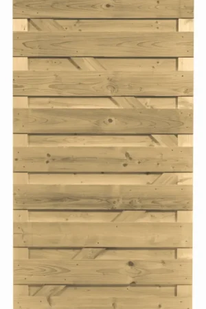 Azalp tuindeur recht horizontaal 180x100 cm Laatste Kans