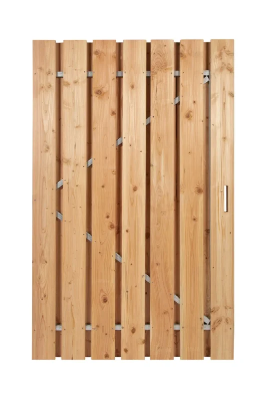 Azalp tuindeur Coloured Wood fijnbezaagd Bestel Nu