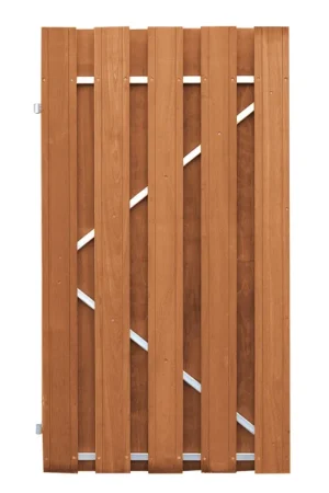 Azalp tuindeur Bangkirai met frame universeel Goedkoop