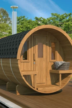 Speciale Aanbieding Interflex barrelsauna 4.0 - thermowood
