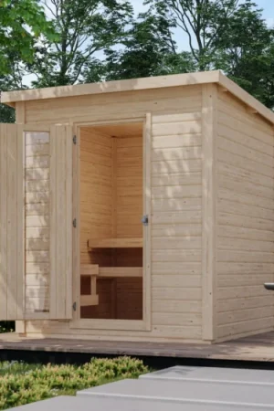 Uitverkoop Karibu 93862 Hytti 2 buitensauna