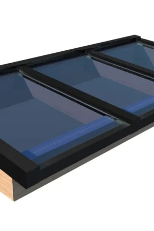 Voordeelprijs Pext douglas lichtstraat lessenaarsdak - zwart