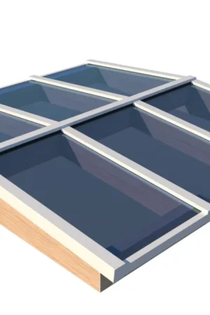 Aanbieding Pext douglas lichtstraat zadeldak - wit