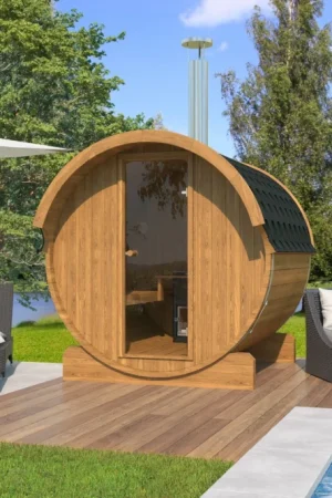 Interflex barrelsauna 2.2 - thermowood Express Levering