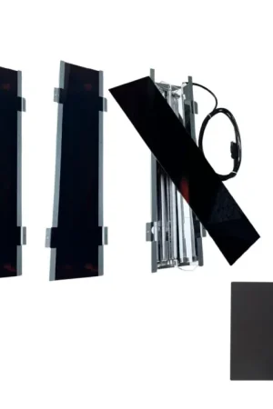 Beperkte Voorraad Azalp infraroodstraler set 500W - 4 stuks met Basic besturing