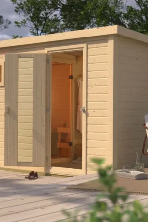 Karibu 123 Hytti 6 buitensauna Laatste Versie