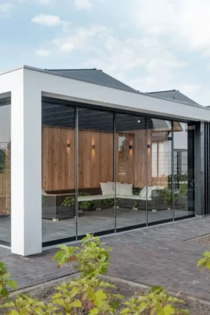 Veilige Betaling Trendhout buitenverblijf Verona - links