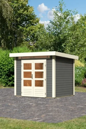 Beperkt Aanbod Karibu 9226 Kandern 2 tuinhuis - terragrijs