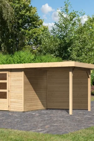 Veilige Betaling Karibu 9177 Askola 4 tuinhuis met overkapping