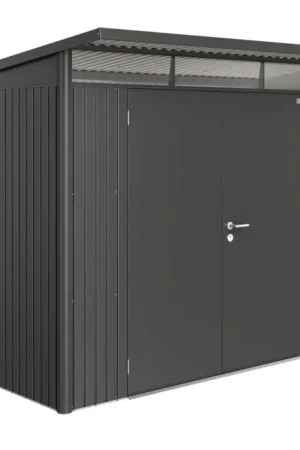 Weekendaanbieding Biohort AvantGarde A5 metalen tuinhuis dubbele deur