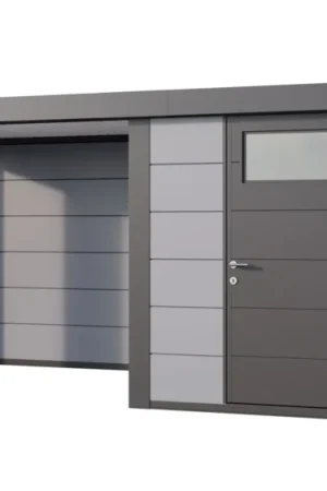 Beperkt Aanbod Telluria Classico 2424 metalen tuinhuis met lounge small links