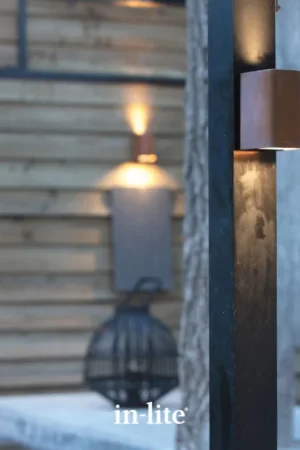 Laatste Kans In-lite wandlamp ACE UP-DOWN CORTEN