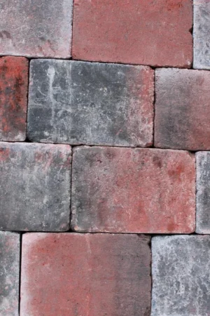 Tambour Rood/Zwart 20x30x6 cm Actieprijs