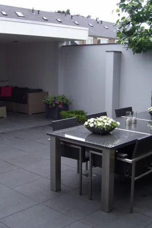 TerrasTegel+ Nero 60x60x4 cm Premium