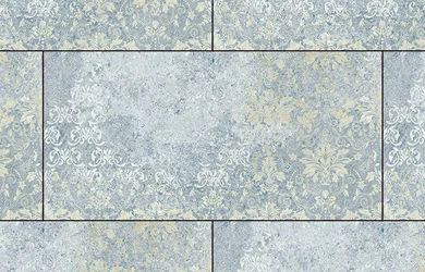 Tijdelijk Beschikbaar Keramiek Tegel Bohemian Blue 50x100x2 cm