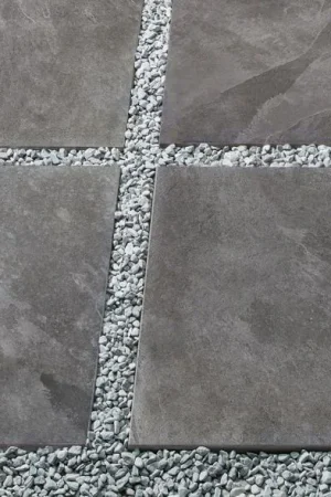 TwentyGres Rail Dark 60x60x2 cm Op = Op