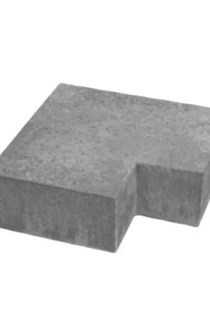 Beste Prijs Schellevis Oud Hollandse Traptrede Massief Buitenhoek Grijs 40x20 cm