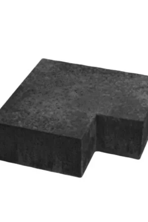 Bestel Nu Schellevis Oud Hollandse Traptrede Massief Binnenhoek Antraciet 40/40x20 cm