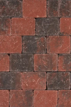 Tambour Rood/Zwart 15x20x6 cm Must-Have