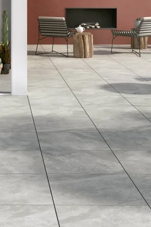 TwentyGres Rail Silver 60x60x2 cm Exclusieve Aanbieding