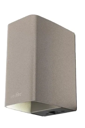 Voordeelprijs In-lite wandlamp ACE UP-DOWN SILVER 12V