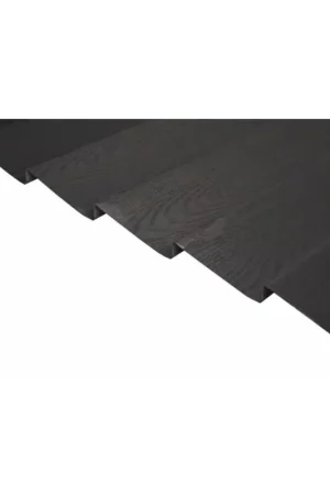 Stalen potdekselplaat matzwart houtnerf, 1000x4000mm Beperkte Voorraad