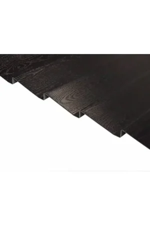 Stalen potdekselplaat zwart houtnerf, 1000x4000mm Superprijs