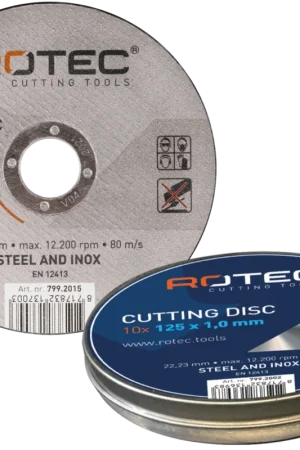 Beste Prijs Rotec doorslijpschijf ø125mm – 10 stuks