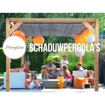 Veilige Betaling Douglas schaduwpergola houtpakket 524cm