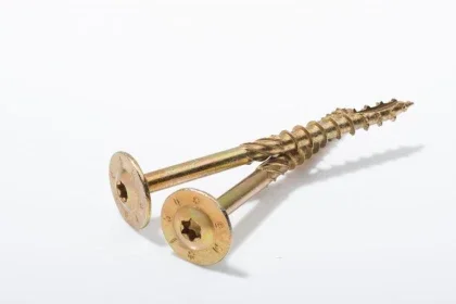 Veilige Betaling Gebintschroef 8 x 100 mm, geelverzinkt inclusief T40 bitje, doos à 25 st.*