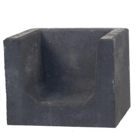 U-Hoeksteen Zwart 40x50x40cm * Weekendaanbieding