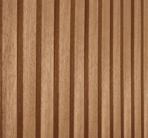 Alleen Vandaag Enkelzijdige wand C met Thermo Triple profiel, ayous, hoogte 224 cm.*