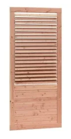 Weekendaanbieding Shutterscherm douglas, 89 x 224 cm, groen geïmpregneerd.*
