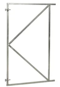 Veilige Betaling Verstelbaar stalen poortframe 90 x 155 cm, vuurverzinkt.*